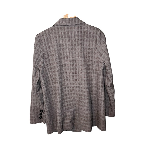 ANINE BING Madelaine Plaid Houndstooth Blazer - Picture 5 of 14